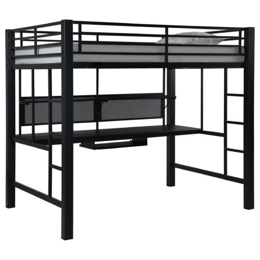 Avalon Full Workstation Loft Bed Black - Image 2