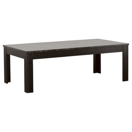 Rhodes 3-piece Faux Marble Top Coffee Table Set Grey - Image 3