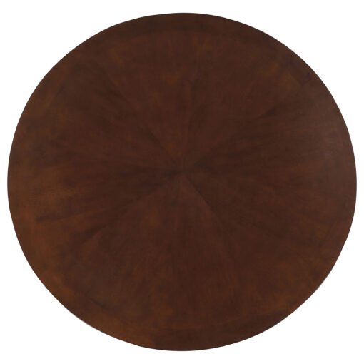Marietta Round Dining and Billiard Poker Game Table Tobacco - Image 7