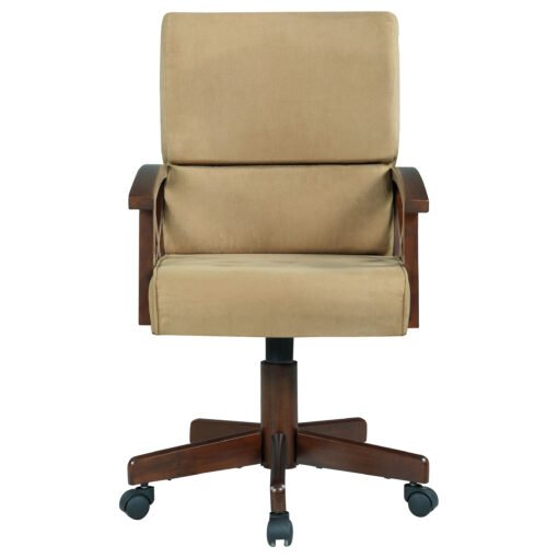 Marietta Upholstered Swivel Dining and Game Chair Tobacco - Image 3