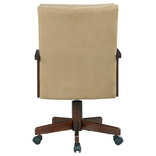 Marietta Upholstered Swivel Dining and Game Chair Tobacco - Image 7