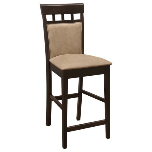 Gabriel Closed Back Counter Chair Cappuccino (Set of 2) - Image 3