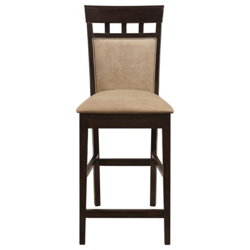 Gabriel Closed Back Counter Chair Cappuccino (Set of 2) - Image 4