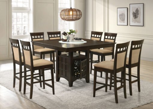 Gabriel Closed Back Counter Chair Cappuccino (Set of 2) - Image 12