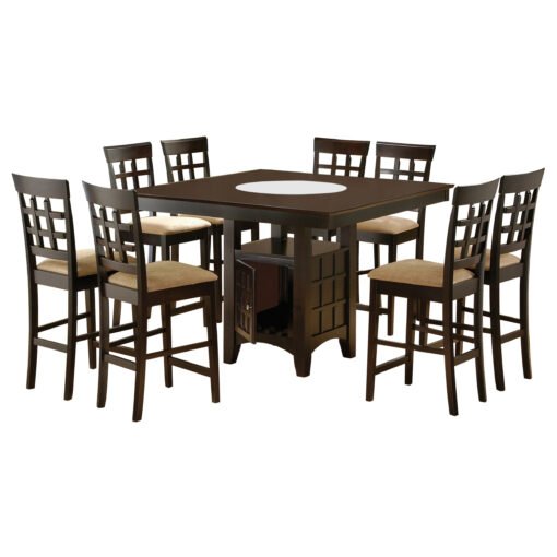 Gabriel 9-piece Square Counter Height Dining Set Cappuccino - Image 2