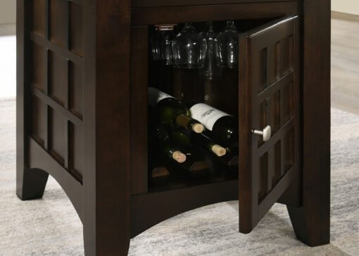 Gabriel 52-inch Counter Height Dining Table Cappuccino - Image 9