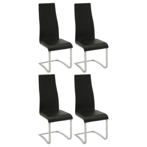 Montclair Upholstered Dining Side Chair Black (Set of 4) - Image 2