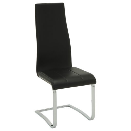 Montclair Upholstered Dining Side Chair Black (Set of 4) - Image 3
