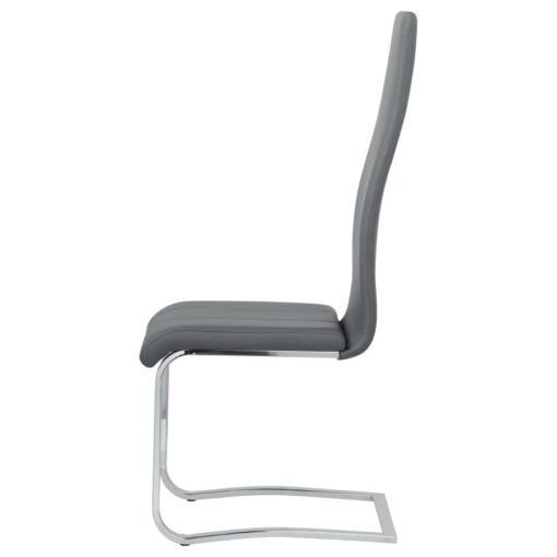 Montclair Upholstered Dining Side Chair Grey (Set of 4) - Image 6