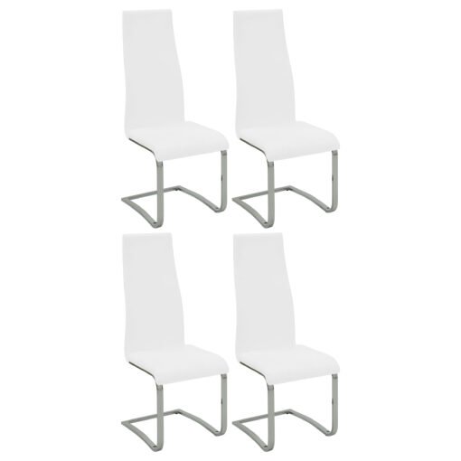 Montclair Upholstered Dining Side Chair White (Set of 4) - Image 2
