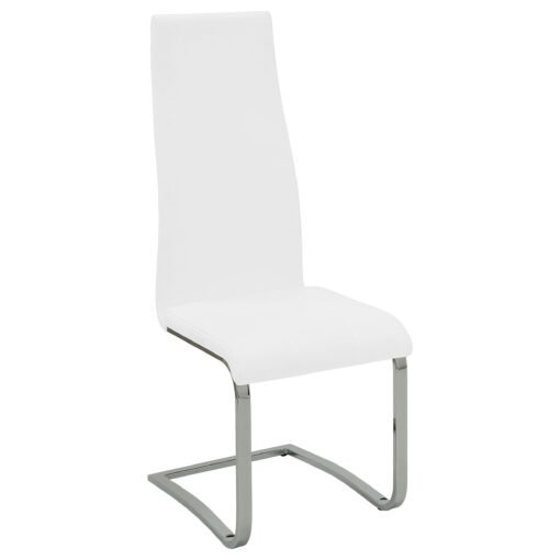 Montclair Upholstered Dining Side Chair White (Set of 4) - Image 3