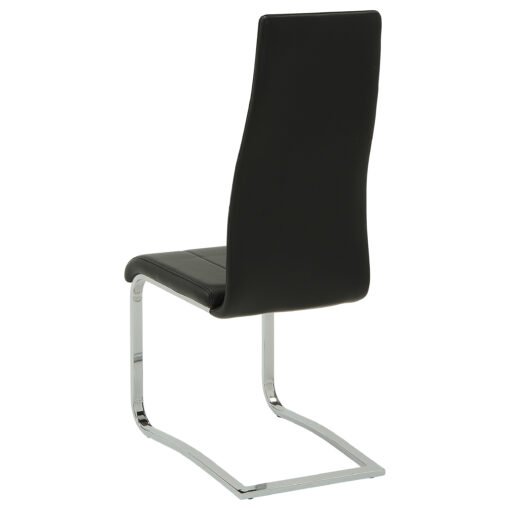 Montclair Upholstered Dining Side Chair Black (Set of 4) - Image 4