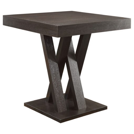 Freda Square 36-inch Counter Height Dining Table Cappuccino - Image 2