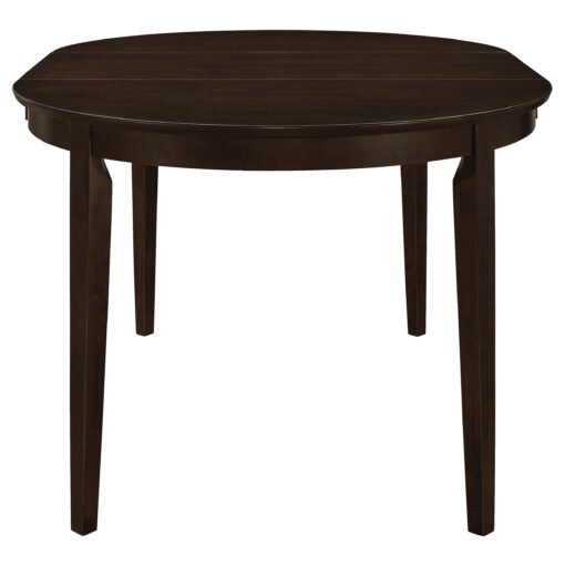 Gabriel 5-piece Extension Leaf Dining Table Set Cappuccino - Image 5