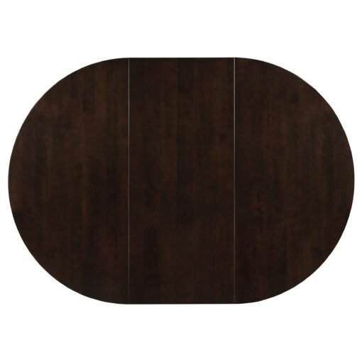 Gabriel 5-piece Extension Leaf Dining Table Set Cappuccino - Image 6