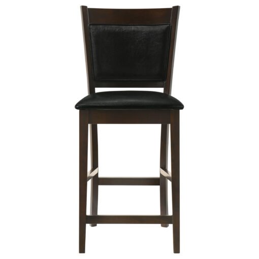 Jaden Upholstered Counter Chair Espresso (Set of 2) - Image 4