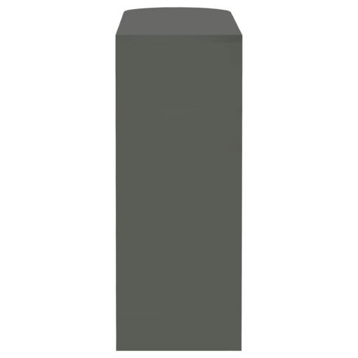 Adolfo Rectangular 2-tier Home Bar Table Grey High Gloss - Image 6
