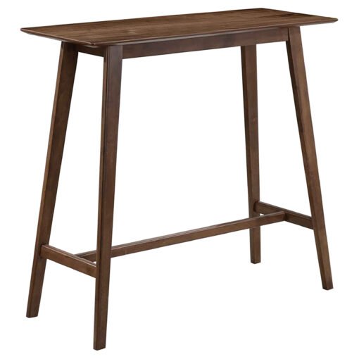 Finnick 3-piece Rectangular Pub Height Bar Table Set Walnut - Image 3