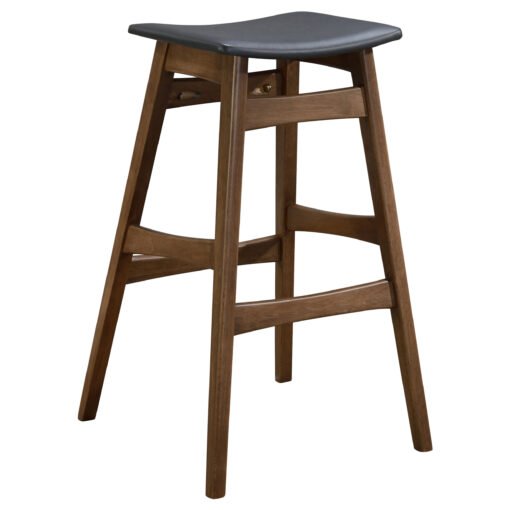 Finnick 3-piece Rectangular Pub Height Bar Table Set Walnut - Image 4