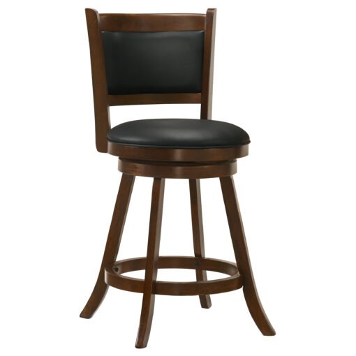 Broxton Upholstered Swivel Counter Chair Chestnut (Set of 2) - Image 3