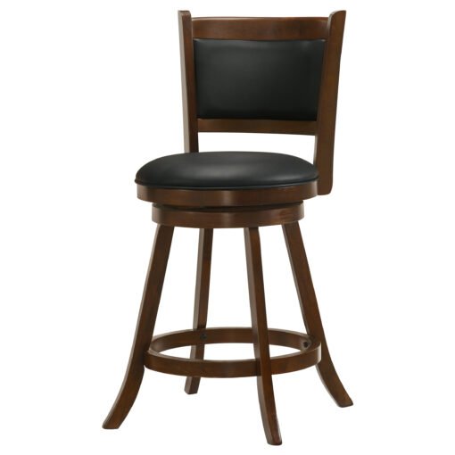 Broxton Upholstered Swivel Counter Chair Chestnut (Set of 2) - Image 5