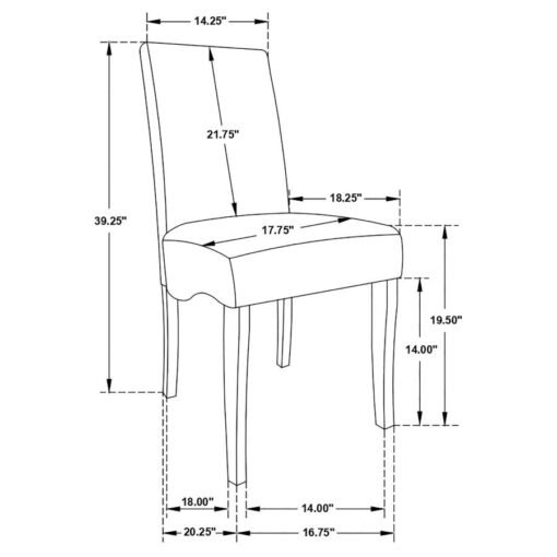Stanton Velvet Upholstered Dining Side Chair Grey (Set of 2) - Image 5