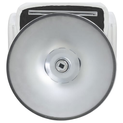 Brandi Adjustable Bar Stool Chrome and White - Image 9