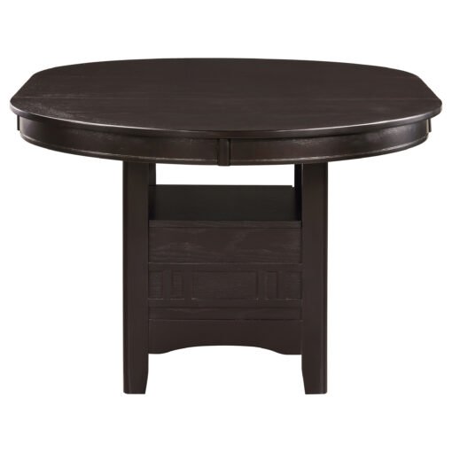 Lavon Oval 60-inch Extension Leaf Dining Table Espresso - Image 4