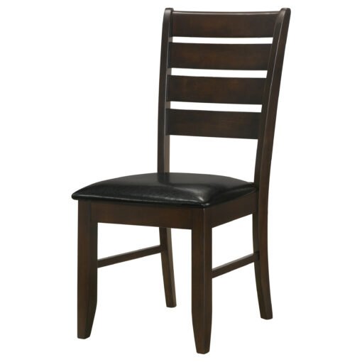 Dalila Wood Dining Side Chair Cappuccino (Set of 2) - Image 5
