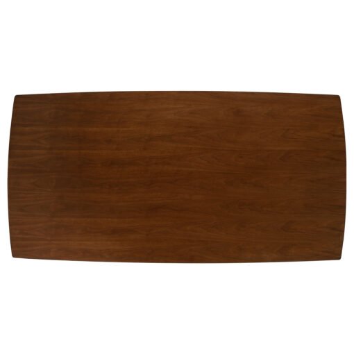 Malone 5-piece Rectangular Dining Table Set Dark Walnut - Image 4