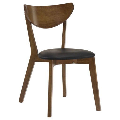 Jedda Wood Dining Side Chair Dark Walnut (Set of 2) - Image 3