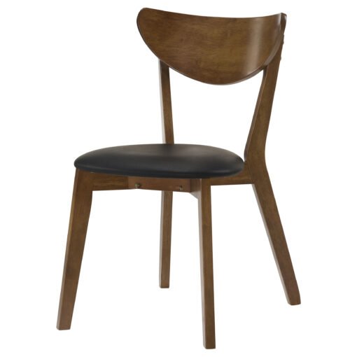Jedda Wood Dining Side Chair Dark Walnut (Set of 2) - Image 5