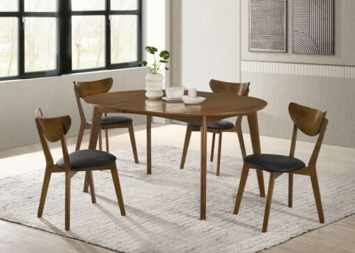 Jedda Wood Dining Side Chair Dark Walnut (Set of 2) - Image 14