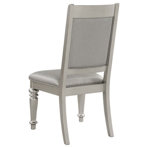Bling Game 5-piece Rectangular Dining Set Metallic Platinum - Image 10