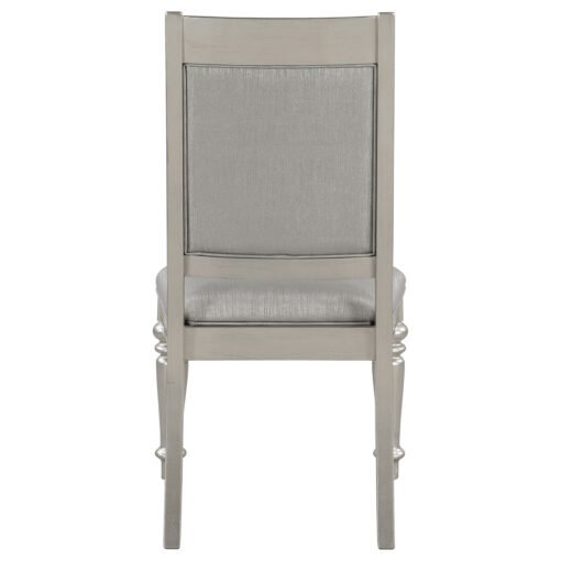 Bling Game Dining Side Chair Metallic Platinum (Set of 2) - Image 8