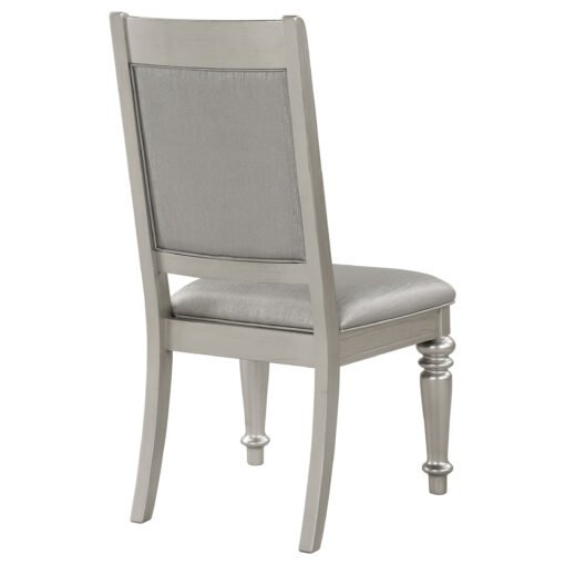 Bling Game Dining Side Chair Metallic Platinum (Set of 2) - Image 9