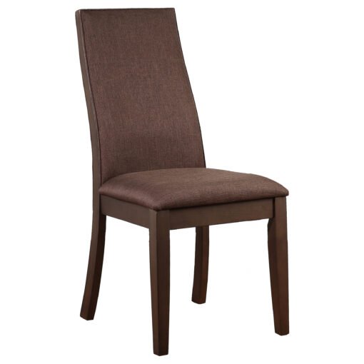 Spring Creek Upholstered Dining Chair Chocolate (Set of 2) - Image 3