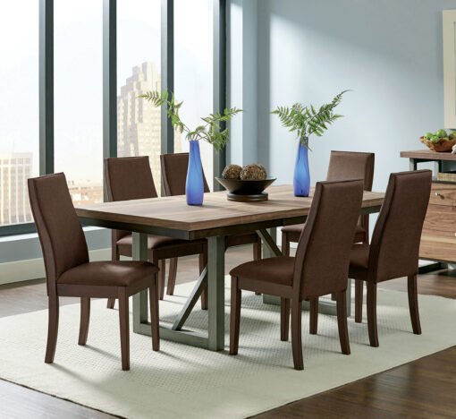 Spring Creek Upholstered Dining Chair Chocolate (Set of 2) - Image 8