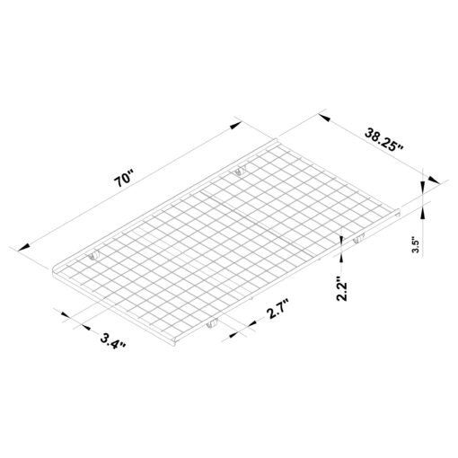 Eden Metal Twin Trundle Bed Black - Image 3