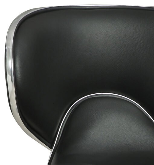 Edenton Upholstered Adjustable Bar Stool Black (Set of 2) - Image 5