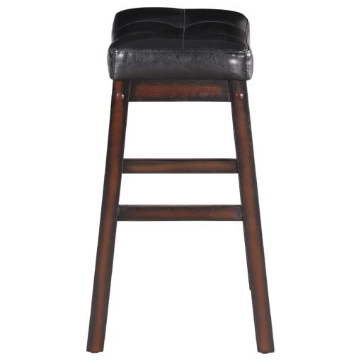Donald Upholstered Counter Stool Cappuccino (Set of 2) - Image 6