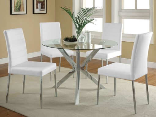 Maston Upholstered Dining Side Chair White (Set of 4) - Image 6