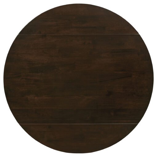 Bucknell 3-piece Round Drop Leaf Dining Table Set Cappuccino - Image 12