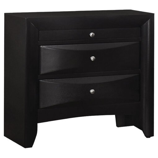 Briana 2-drawer Nightstand Black - Image 2