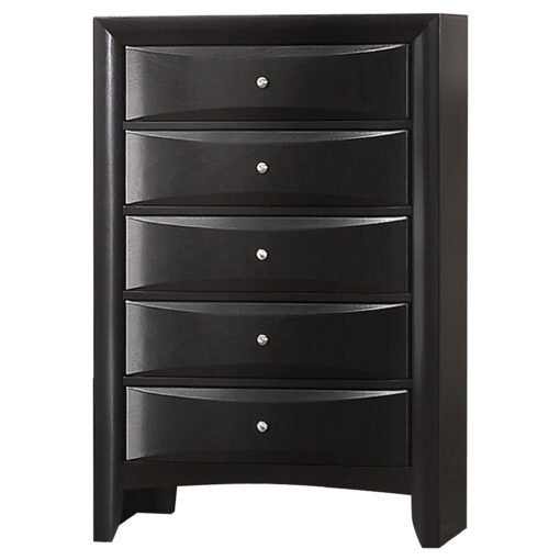 Briana 5-drawer Bedroom Chest Black - Image 2