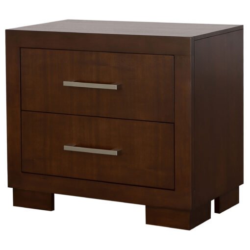 Jessica 2-drawer Nightstand Cappuccino - Image 4