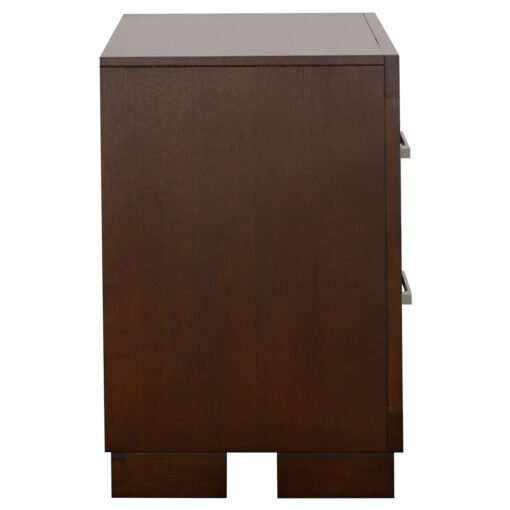 Jessica 2-drawer Nightstand Cappuccino - Image 6