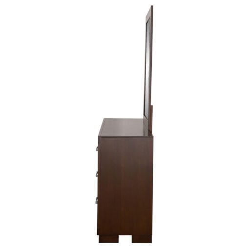 Jessica 6-drawer Dresser with Mirror Cappuccino - Image 4