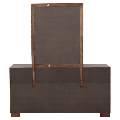 Jessica 6-drawer Dresser with Mirror Cappuccino - Image 5