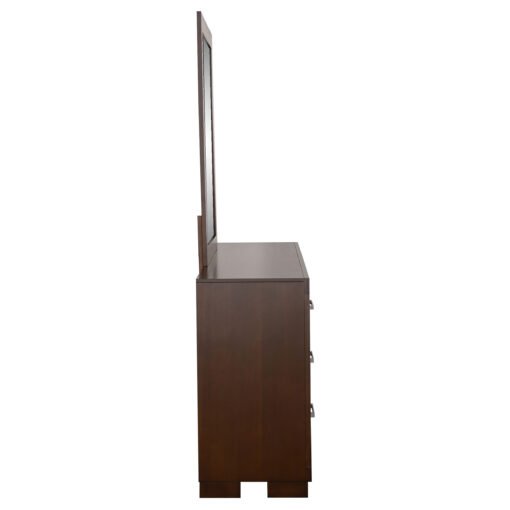 Jessica 6-drawer Dresser with Mirror Cappuccino - Image 6